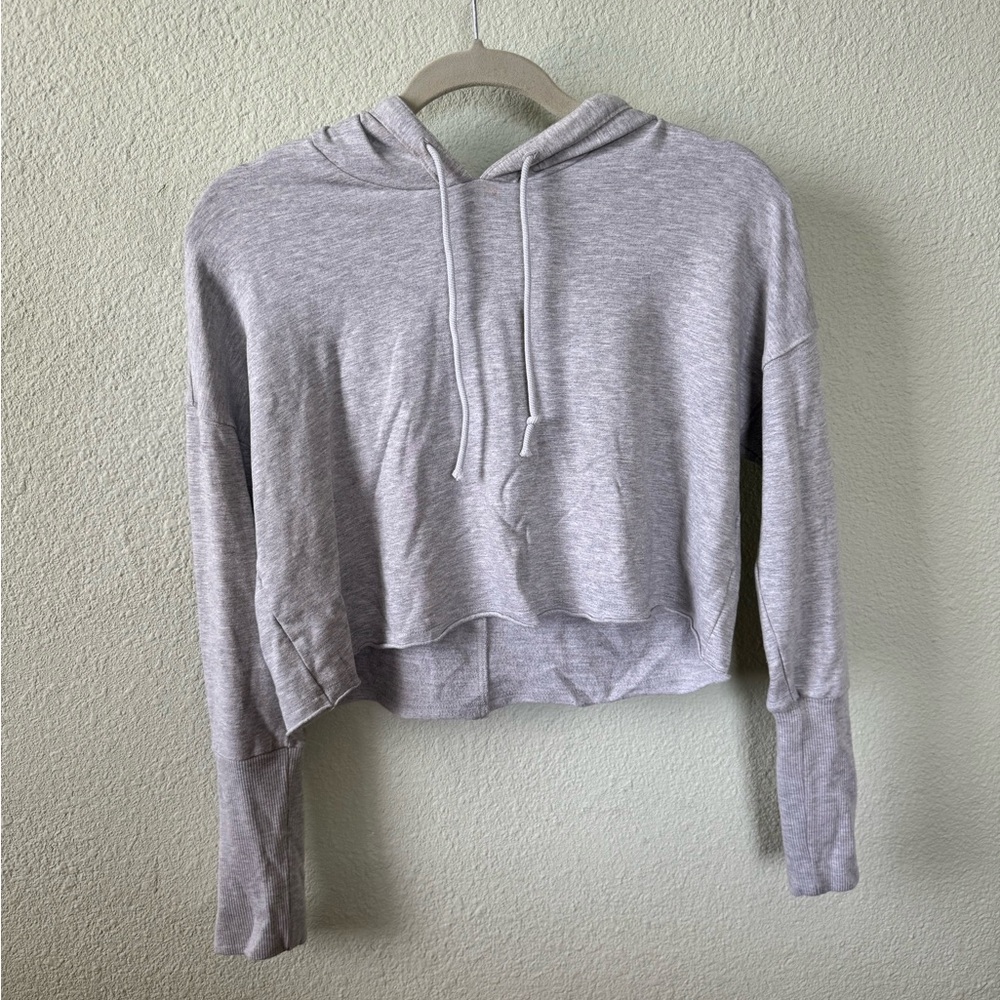 Gray Women's Hoodie Top